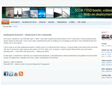 Tablet Screenshot of deploymentresearch.com